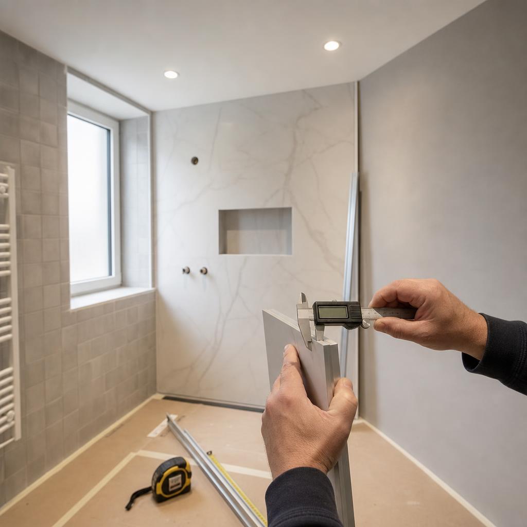 Dikte en afmetingen badkamer wandpanelen
