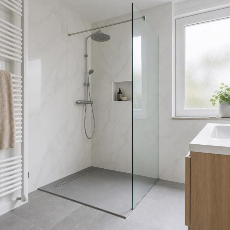 Douche renovatie in 1 dag | Van bad of douchebak naar inloopdouche