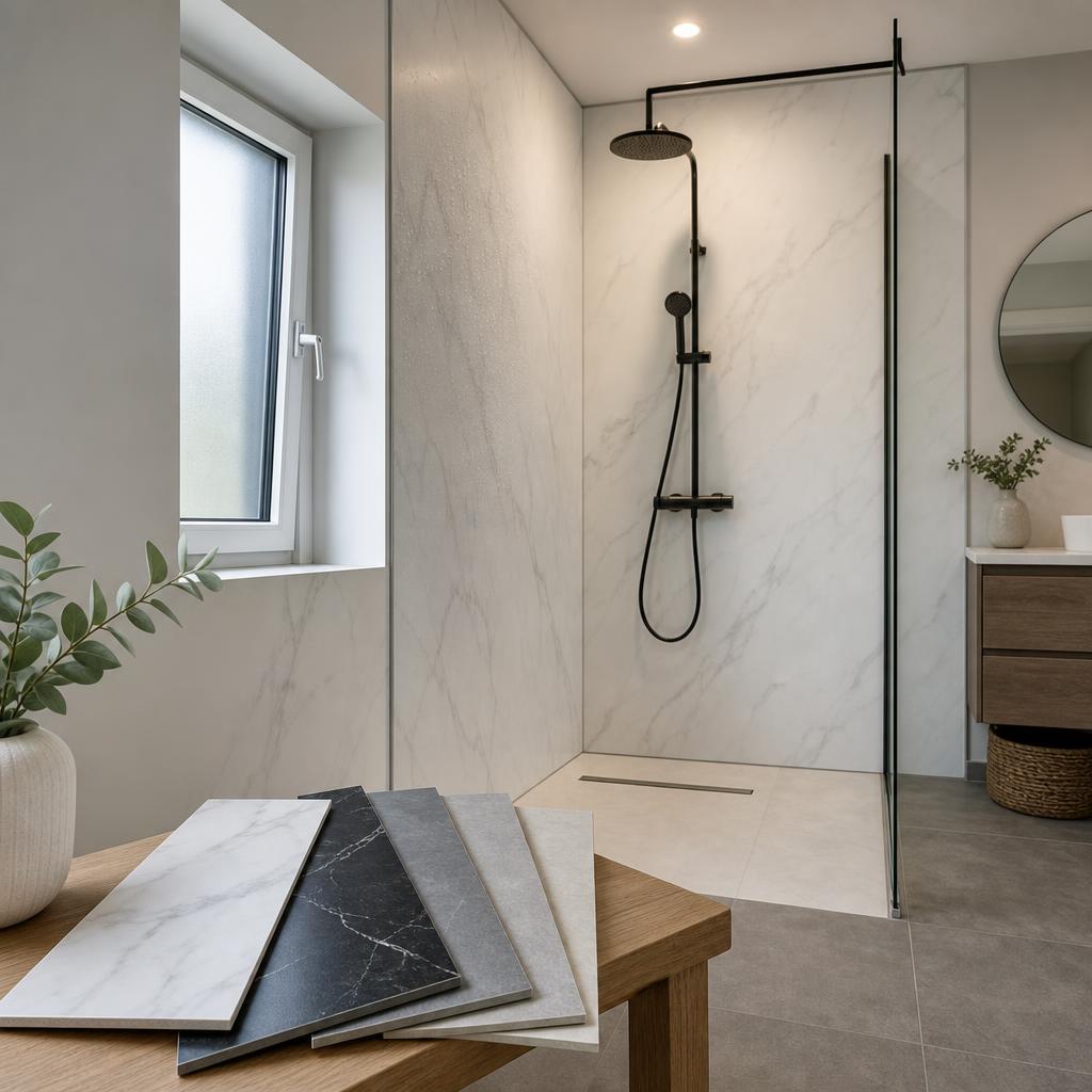 SPC wandpanelen badkamer uitleg