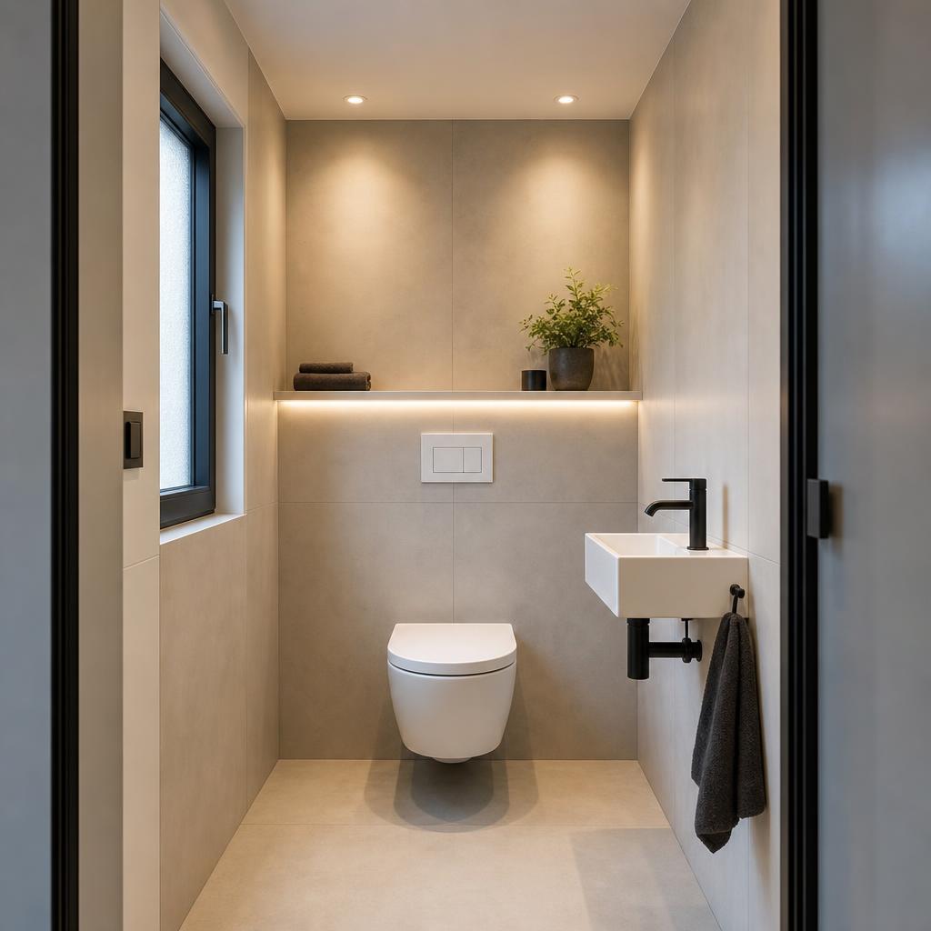 Van staand naar hangtoilet