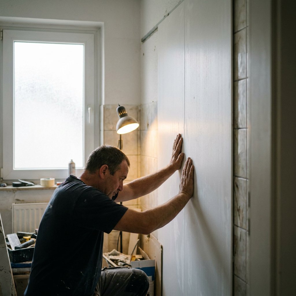 Kunststof wandpanelen badkamer
