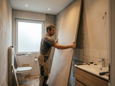 Wandbekleding badkamer