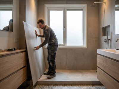 Badkamer gedeeltelijk renoveren
