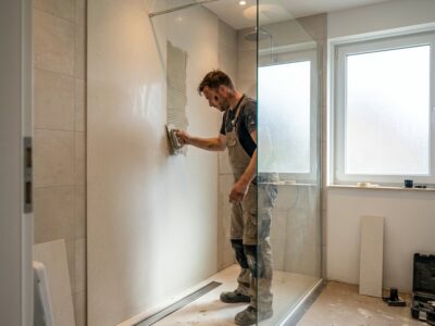 Douchebak vervangen door inloopdouche