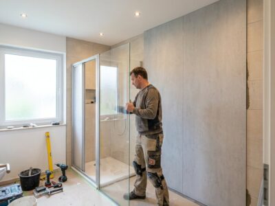 Douchecabine vervangen door inloopdouche