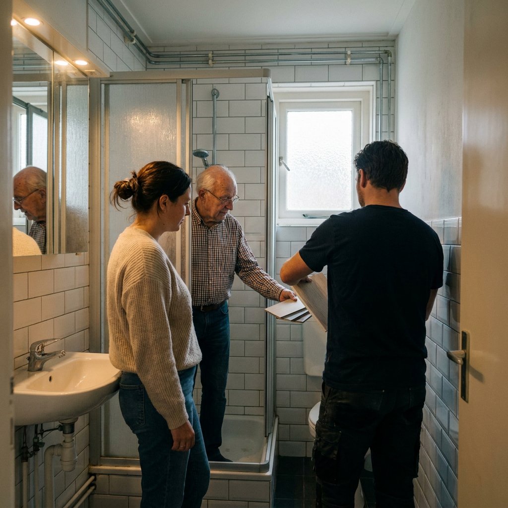 Badkamer huurwoning renoveren