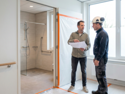 Badkamer renovatie zorginstelling fasering